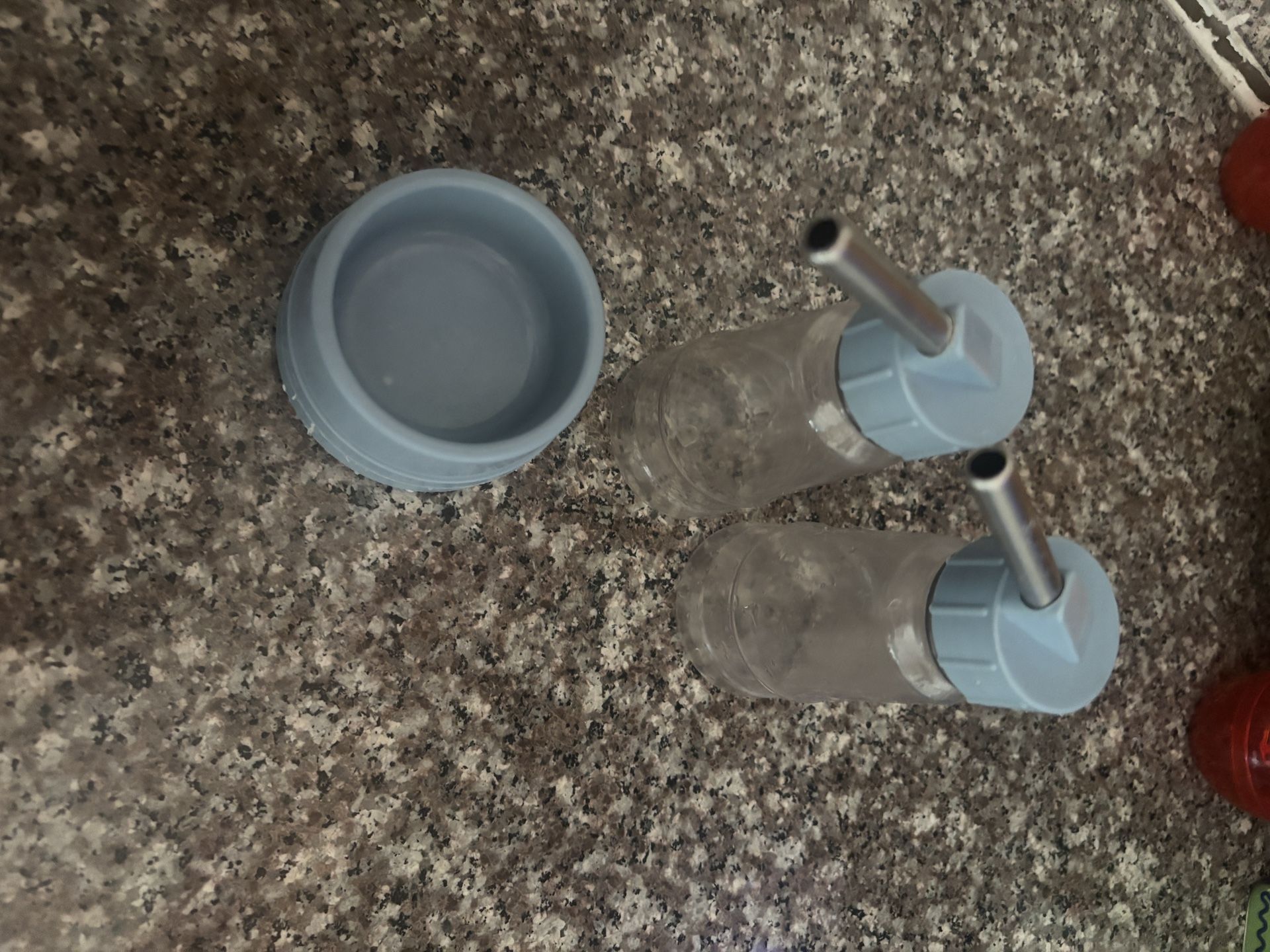 Rodent Water Bottles And Food Bowl  