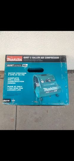 Makita 2 gallon quit compressor new