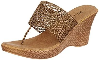 Inc.5 women bronze wedges Size 8.5