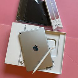 Apple iPad mini 5th Generation 64GB WiFi + cellular with box  and Pencil 