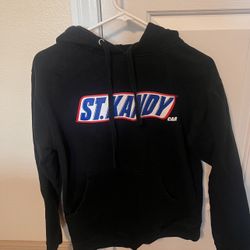 ST. KANDY Car Black Hoodie Size Small