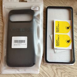 Google Pixel 9 Phone Case With Glass Screen Protector 