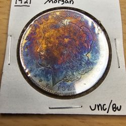 Toned Morgan Dollar 