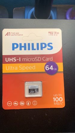 Philips 64GB MicroSDXC Memory Card