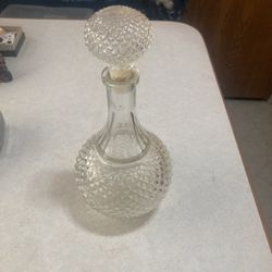 Beautiful Decanter Made In Belgium, 