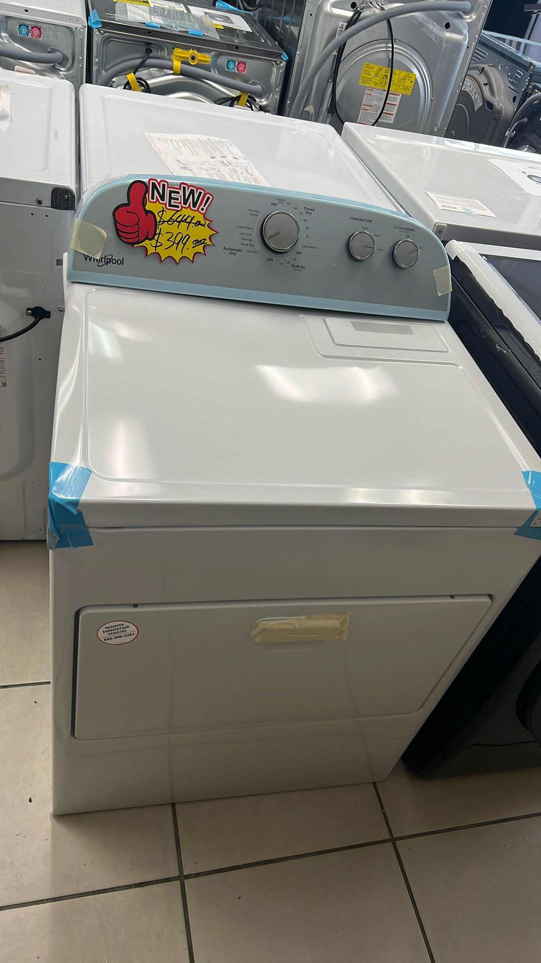 Whirlpool electric dryer 