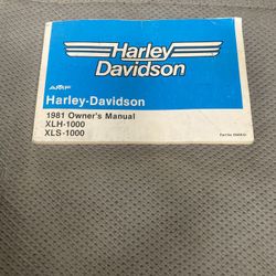 Harley Davidson Owners Manual 