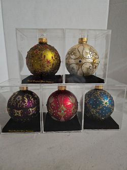 Hand Crafted Glass Ornaments