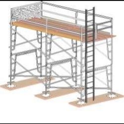Steel Walk-Thru Scaffolding minus walkboards