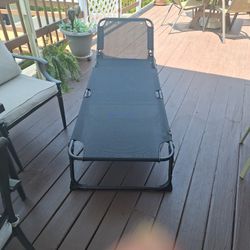 Fold Up Camping Cot..NEW NEVER USED.