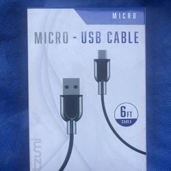 Tzumi 6 ft. Micro-USB Charging Cable