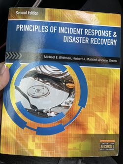 Principles Of Incident Response &Disaster Recovery