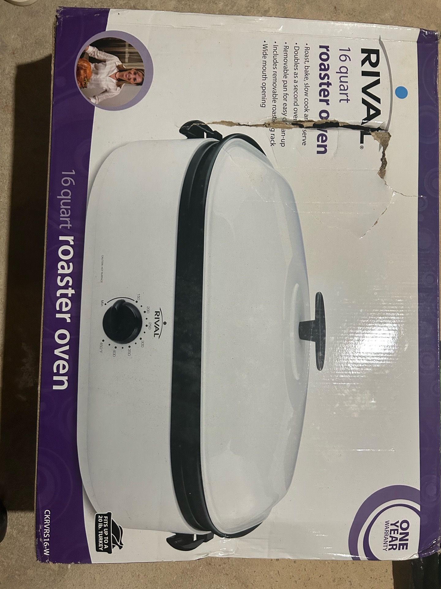 UNUSED, 16 Qt Roaster Oven