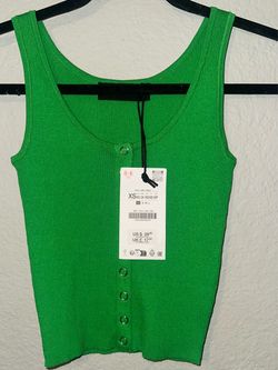 Green Zara Top