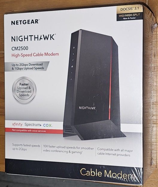 Netgear CM2500 Cable Modem Brand New