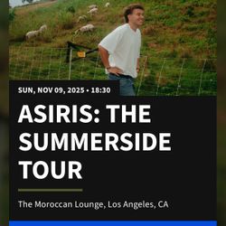 asiris: the Summerside Tour (LA Show, 11/09)