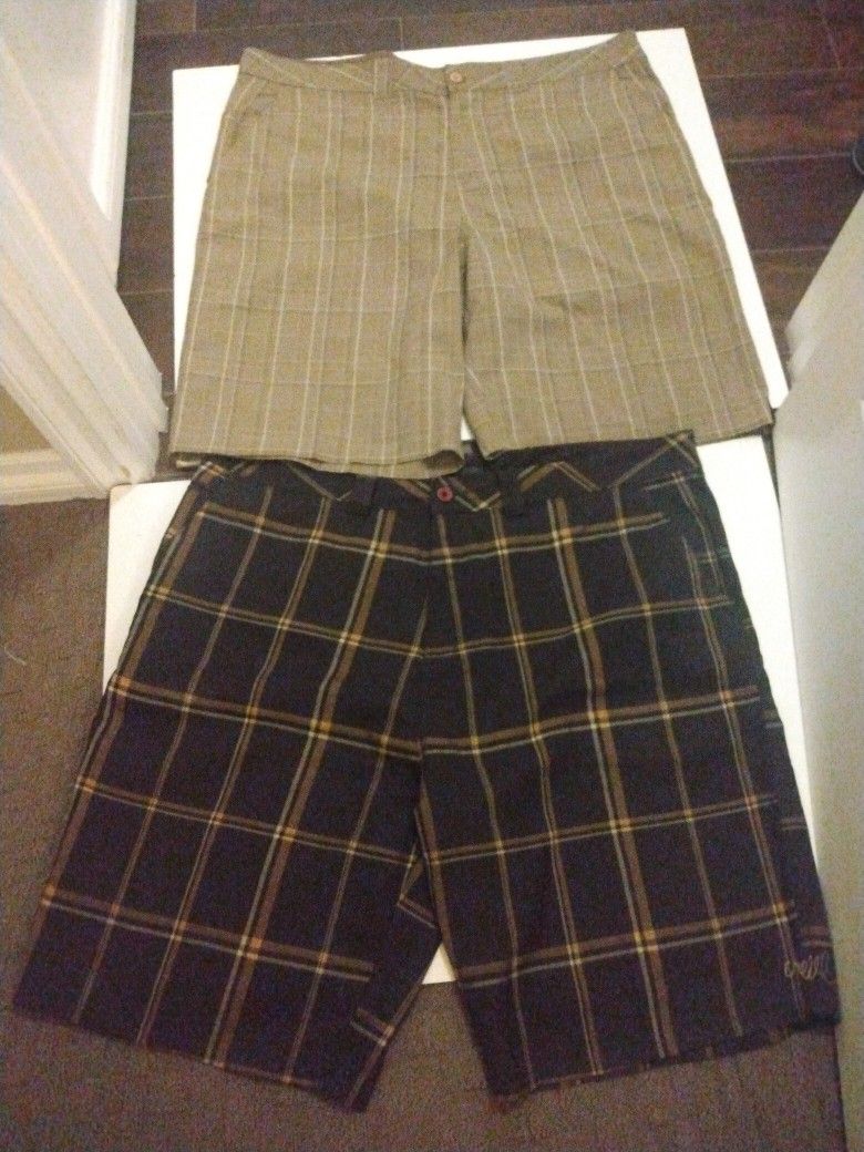 Classic O'Neill Men's Flannel Checkered Shorts W42