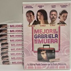 Lot of 10 Mejor Es Que Gabriela No Se Muera New Sealed DVDs Spanish Comedy Movie