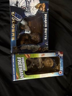 Mookie Betts & Freddie Freeman Dodgers Bobbleheads