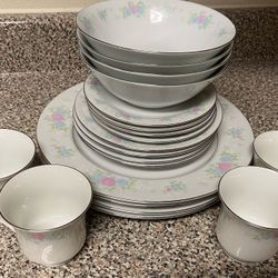 Prestige China Garden 20 Pieces; 4 Sets