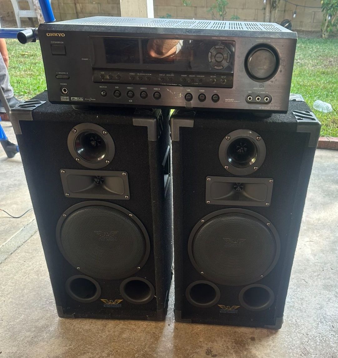 Jensen speakers with a Onkyo Receiver