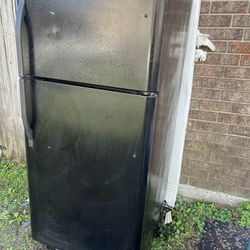 Black Refrigerator 
