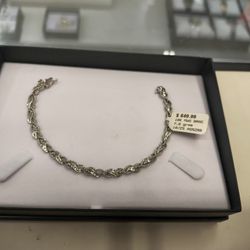 10k White Gold Diamond Bracelet 7.6 Grams Layaway Available 10% Down If You Interested Please Make Sure You Ask For Maribel Thank You 