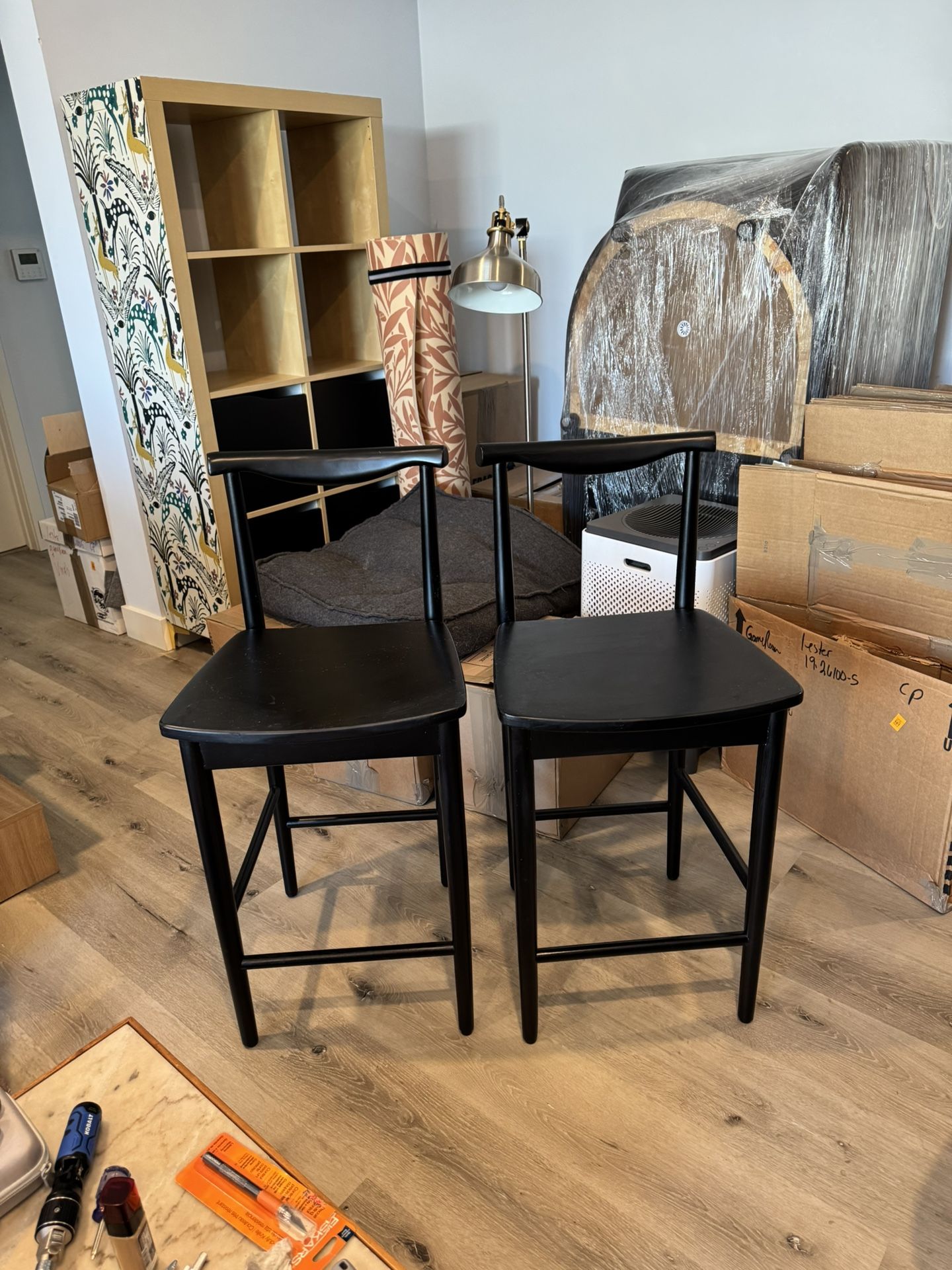 Set Of 2 Threshold Bar Stools
