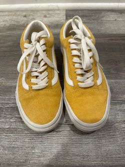 Old skool mustard suede vans