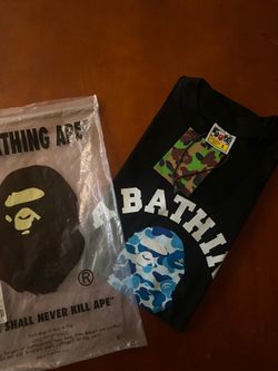 Black bape t shirt