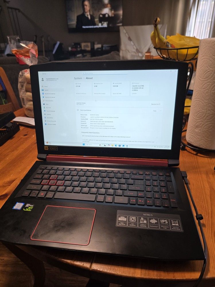 Acer Nitro 5 Corei5