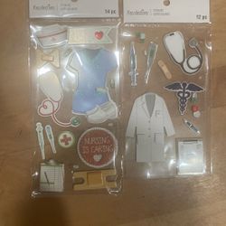 Nurse And Drs Scrapbook Stickers