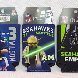 Seattle Seahawks Can Cooler Foam Coozies