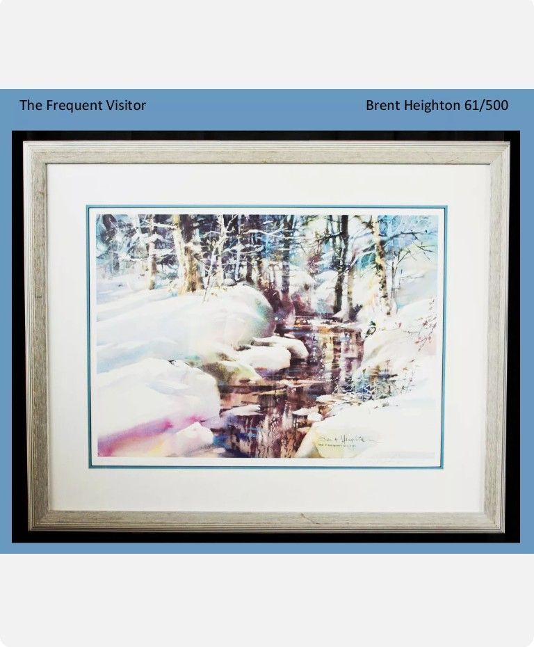 "Frequent Visitor" by Brent Heighton Signed Numbered Limited Edition Lithograph
