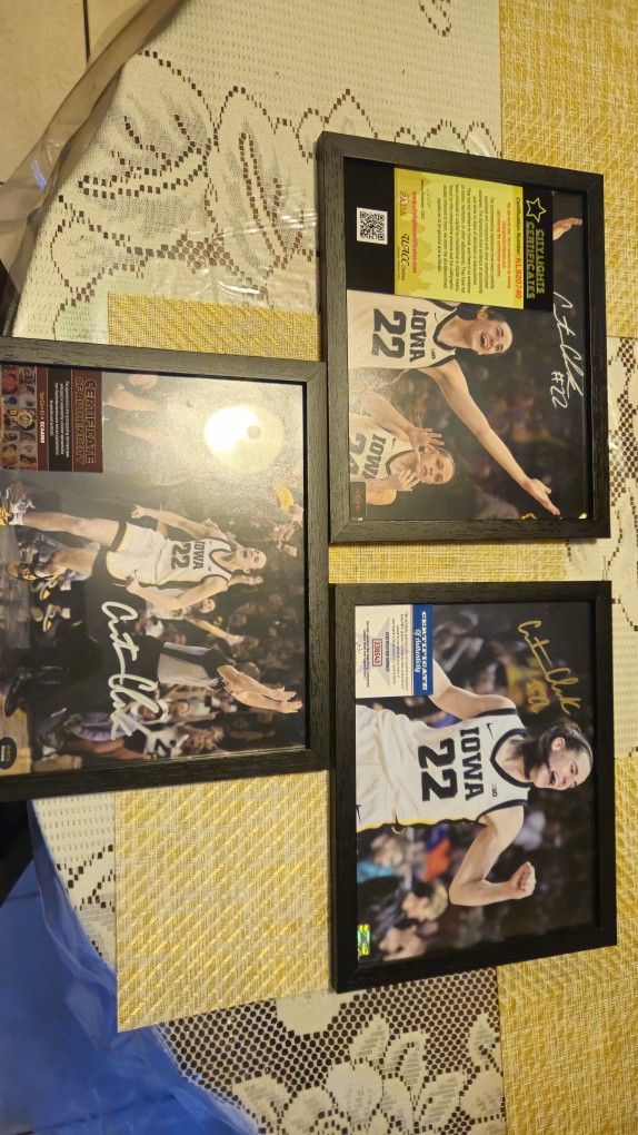 Caitlin Clark Signed 8x10 (COA)