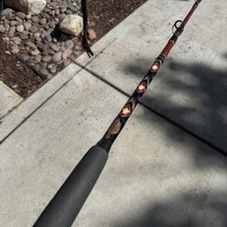 Halibut Fishing Rod. Siloflex Custom Stick. 