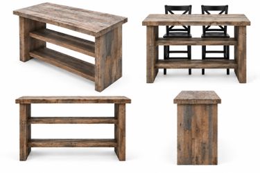 West Elm Emmerson Reclaimed Wood Kitchen Island / Counter-Height Table