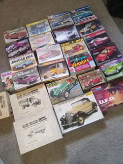 Vintage model car kits