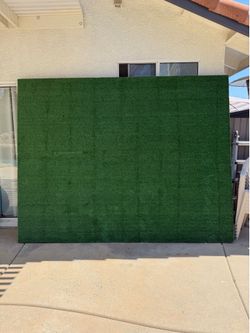 Grass wall backdrop