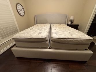 Sleep Number i10 Innovation Series Split King Bed w/ Upholstered Frame