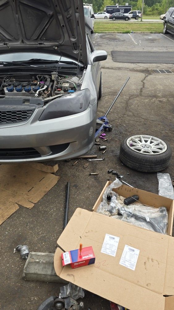 Honda Civic 7th Gen Headlights Tinted