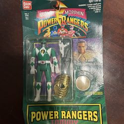 Vintage Green power rangers unopened