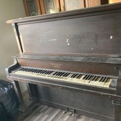 vintage piano