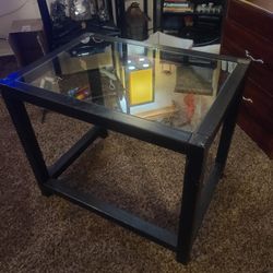Glasstop Side Table