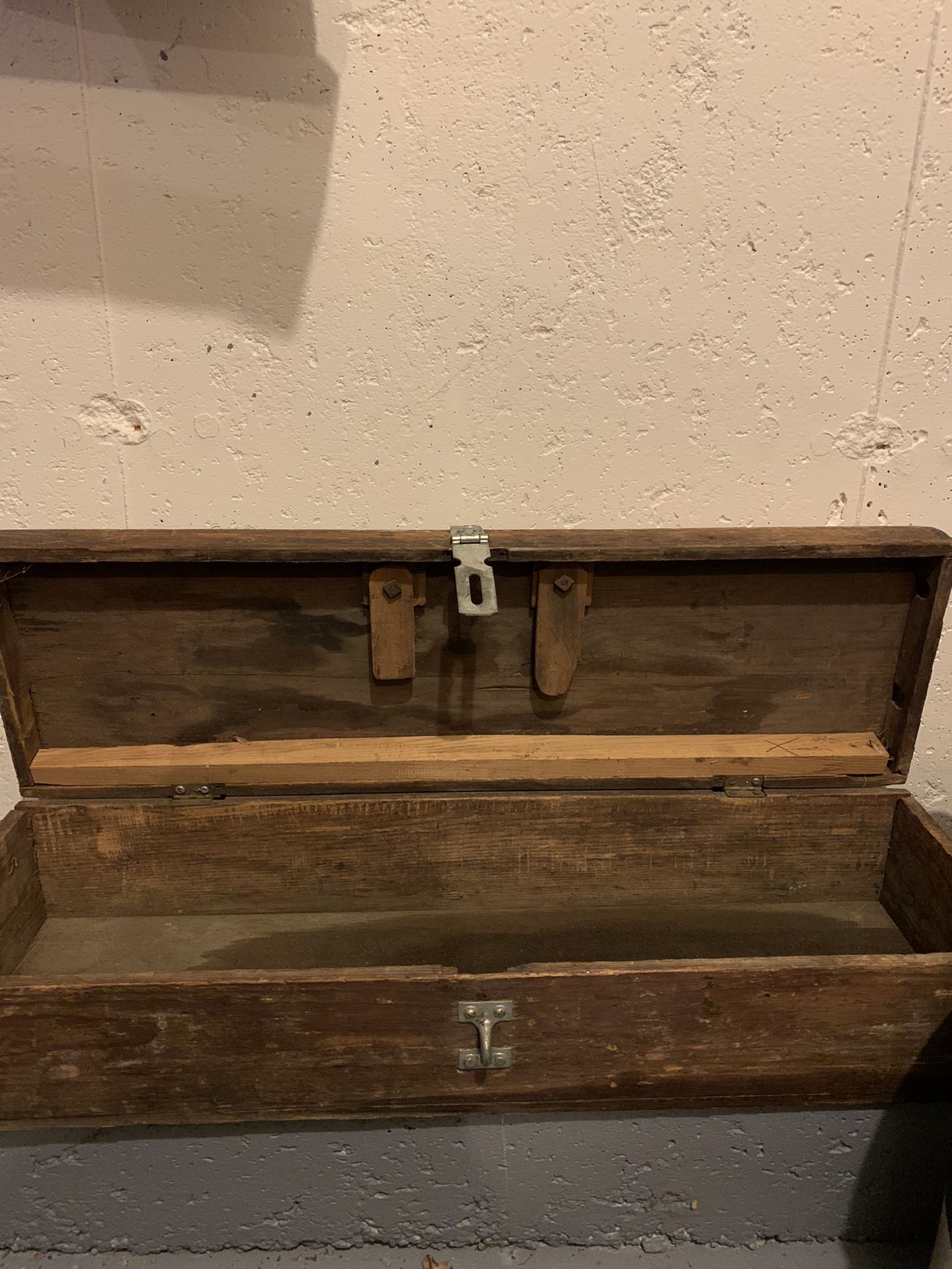 Antique Wooden Toolbox