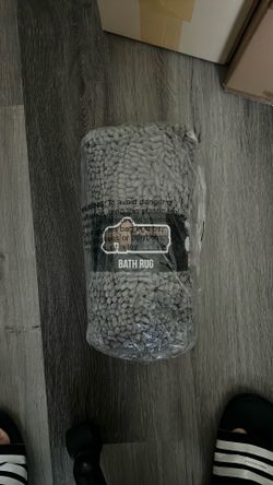 Gorilla Grip Chenille Bath Rug 36x24 - Grey