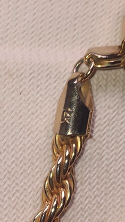 24inch 14K Solid Rope