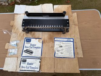 Vintage Sears craftsman commercial router, dovetail template Vintage Sears craftsman commercial router, dovetail template