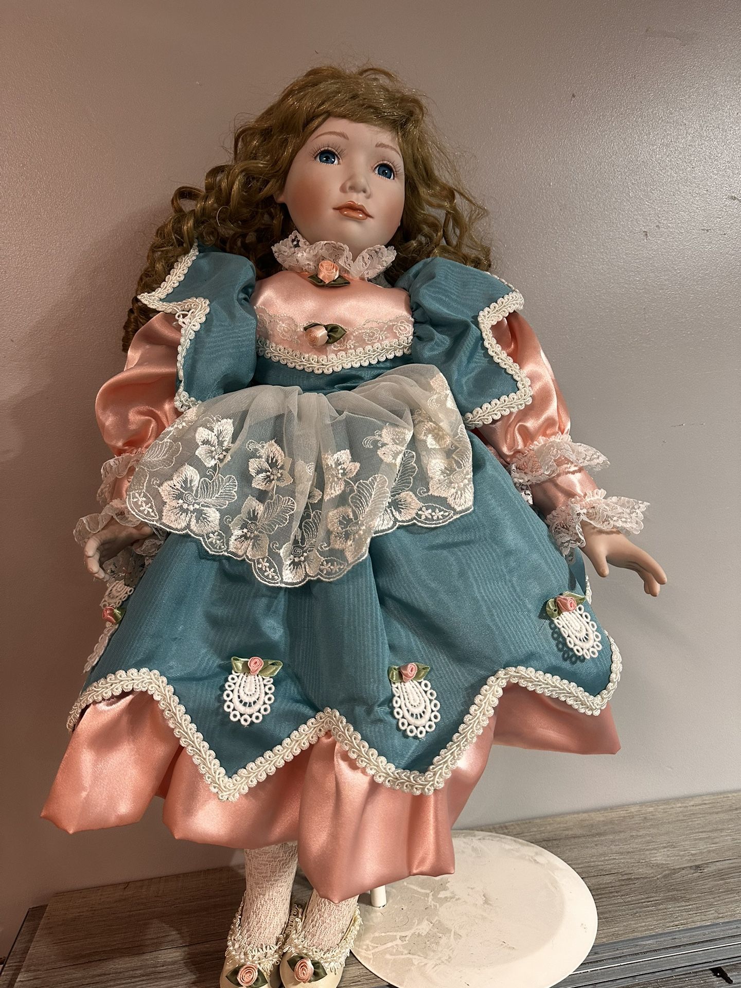 William Tung Collection CATHY Porcelain Doll 25"