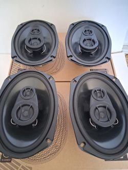 POWERBASS 2 PAIRS 6×9 3 WAY 210 WATTS HIGH OUTPUT CAR SPEAKER 